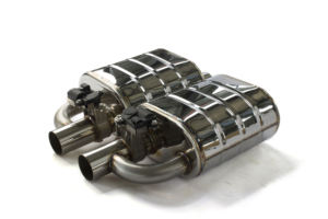 यूनिवर्सल ऑटो निकास ss304 2 में 1 बिजली valvetronic मफलर जुड़वां निकास प्रणाली कार catback प्रदर्शन - Product Image 5