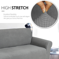 Tricot Jacquard Housse De Canapé Extensible Fauteuil Canapé Housse Couvre Canapé Élastique