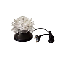 Lumière colorée de Disco du cristal RVB LED du fabricant de la Chine tournant l'effet de partie de Lotus pour la vente en gros d'étape de KTV