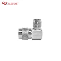 Coude TNC prise mâle vers prise femelle adaptateur RF adaptateurs coaxiaux à 90 degrés connecteur L forme TNC connecteurs coaxiaux adaptateur