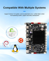 Odm Embedded Digital Signage Rk3588A Placa base Dual-LVDS EDP HD-M-I Rockchip Rk3568 Rk3399 Placa base industrial Android
