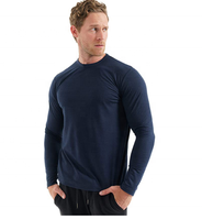Vêtements de sous-vêtements à manches longues 100% laine mérinos fine, thermiques, grande taille, couche de base pour adultes et enfants