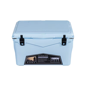 Glacière isotherme longue durée 45QT - Maintient le froid 4-7 jours - Pour pêche en extérieur - Stockage de conserves alimentaires - Blocs réfrigérants réutilisables - Product Image 4