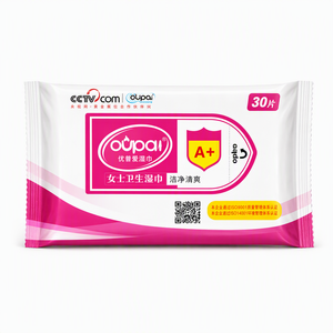 Lingettes féminines 30 pièces, lingettes nettoyantes pour soins intimes pour femmes, hygiène quotidienne, fraîcheur, OEM - Product Image 1