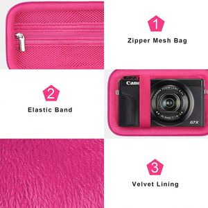 Étui de transport EVA, étui de protection EVA, étui de rangement EVA pour appareil photo Canon PowerShot - Product Image 3