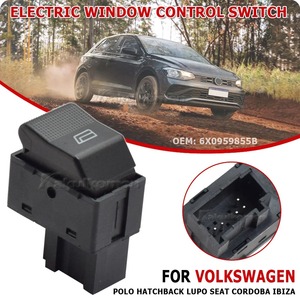 6X0959855B Interruptor DE CONTROL DE VENTANA eléctrica para VW POLO HATCHBACK Lupo Seat Cordoba Seat Ibiza 6N2 6X0 959 855B Luz roja Nuevo - Product Image 2