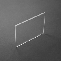 Plaque de fenêtre optique transparente Plaque de saphir d'épaisseur 0.5mm pour port de caméra