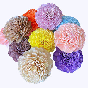 Offre spéciale : Accessoires d'aromathérapie sans flamme – Diffuseur à roseaux en rotin avec fleurs séchées Tongcao faites à la main (4,5 cm) - Product Image 1