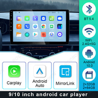 Radio Mobil Android Universal Stereo Mobil Nirkabel Carplay Android Auto GPS Navigasi Layar Sentuh IPS Pemutar Multimedia Mobil