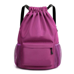 Custom Logo <b>Drawstring</b> Backpack for Women Men <b>Waterproof</b> <b>Drawstring</b> Gym <b>Bag</b> Basketball String Sports <b>Bag</b> for Soccer - Product Image 3