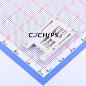 HYCW267-SIM06-280B SIM Card Connector SMD Connector Flip Cover Type Mini SIM Card Card Holder No Card Detection - Product Image 2