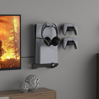 Tout nouveau pour support de montage mural PS5 et supports de contrôleur pour PS5 et pour support de Console mince PS5