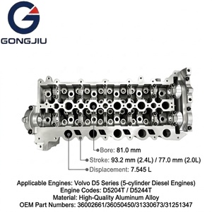 Cabeza de Cilindro de Aluminio Optimizada para D5204T D5244T <span class=keywords><strong>Volvo</strong></span> <span class=keywords><strong>Xc60</strong></span> Xc70 Suv 36010025, 1 Año de Garantía, Hecho en China - Product Image 2
