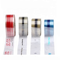 Ruban adhésif d'emballage en BOPP acrylique imperméable personnalisé avec logo, activé par l'eau, sensible à la pression, pour scellage de cartons, 48 mm