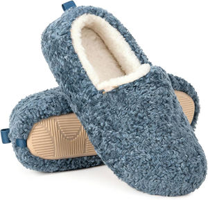 Chaussons confortables pour femmes, doux et bouclés, avec semelle extérieure en mousse à mémoire de forme <span class=keywords><strong>EVA</strong></span>, respirants, légers, à bout ouvert - Product Image 5