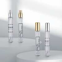 1ml 2ml 3ml 5ml 10ml Petits flacons d'échantillon de parfum avec bouchon doré et étiquette