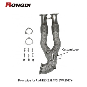 ท่อระบายความร้อนสำหรับรถแข่ง Audi RS3 TFSI EVO(EA855) 2.5T 2017 + 304ท่อไอเสียสแตนเลส - Product Image 3