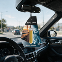 Diffuseur de parfum naturel en forme de voilier pour voiture, désodorisant en papier suspendu, parfum d'huiles essentielles, élimination des odeurs, parfum longue durée