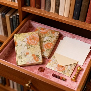 Cuaderno A5 Naranja con Soporte para Mano, Diario de Alta Calidad Lujosamente Decorado, Regalo para Niñas con Apariencia Impresionante - Product Image 3
