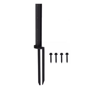 อุปกรณ์ซ่อมเสาเหล็กแบบกำหนดเองสำหรับงานหนัก พร้อมอุปกรณ์ยึดติดตั้งเสาเหล็กสำหรับรั้ว ชิ้นส่วนรองรับเสาเหล็กแบบตั้งพื้น - Product Image 6