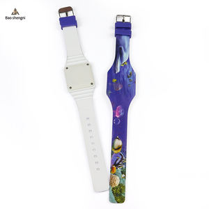 <span class=keywords><strong>Montre</strong></span> numérique en silicone pour enfants, personnalisée, dessin animé, vente en gros, <span class=keywords><strong>montre</strong></span> électronique LED garçon - Product Image 4