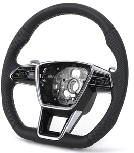 Volante Personalizado de Fibra de Carbono para <span class=keywords><strong>Audi</strong></span> A3 (8P) <span class=keywords><strong>Sportback</strong></span>, A4 (B8) Avant, A5 (8T), A6 (C6), <span class=keywords><strong>A8</strong></span> (D3), Q5 (8R) - Product Image 1