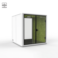 Espace de travail mobile personnalisé Hansom, cabine de bureau, cabine d'étude, stand de bureau intérieur