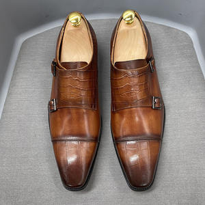 Chaussures en cuir véritable de haute qualité, fabriquées à la main, élégantes et tendance, respirantes, pour le bureau, les occasions décontractées et les affaires. - Product Image 4