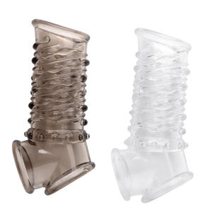 Penis Extender Kondom Cock Sleeve Penis Delay Ring - Product Image 3