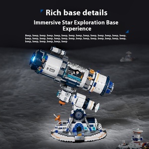 506504 1:24 không gian kính viễn vọng Mô hình đồ chơi trẻ em Lắp ráp khối xây dựng Quả Cầu Nhựa Câu Đố cho khoa học thăm dò Sao - Product Image 3