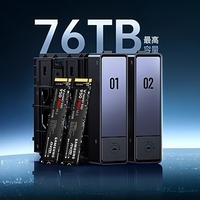 Serveur de stockage réseau domestique 2 baies NAS Intel N100 Quad Core 8GB DDR5 RAM M.2 NVME SATA HDD SSD 2.5GbE RJ45