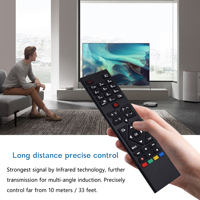 RC39105 Télécommande de remplacement RM-C3332 pour Hitachi Bush Telefunken XH24G101VD-W XH32G101N 30100821 LCD DVD LED TV