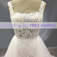 Robes de soirée pour femmes TEENYEE, style simple et chic, avec appliques en dentelle, style princesse sirène, robes de mariée en tulle pour la mariée