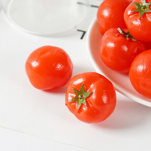 Tomates cherry en miniatura, juguetes realistas de verduras, juguetes educativos y accesorios de fotografía para escuelas. - Product Image 4