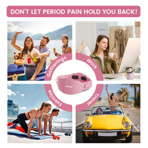 Control remoto inalámbrico Cinturón menstrual Almohadilla de masaje de calefacción corporal para una aplicación efectiva de alivio del dolor de cintura - Product Image 2