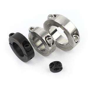 Colliers <span class=keywords><strong>de</strong></span> <span class=keywords><strong>serrage</strong></span> à double fente en acier, acier inoxydable et aluminium 1/4 3/8, <span class=keywords><strong>collier</strong></span> <span class=keywords><strong>de</strong></span> <span class=keywords><strong>serrage</strong></span> d'arbre à double fente, <span class=keywords><strong>collier</strong></span> <span class=keywords><strong>de</strong></span> <span class=keywords><strong>serrage</strong></span> d'arbre en acier inoxydable 2 pièces - Product Image 1