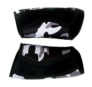Genouillères de musculation et de powerlifting personnalisées avec logo, compression en coton, protection épaisse de 7 mm - Product Image 4