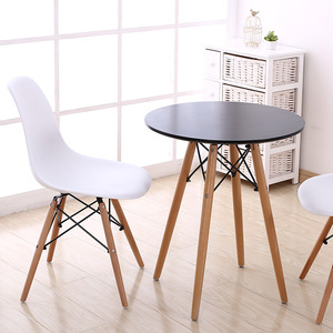<span class=keywords><strong>Mesa</strong></span> de Comedor Moderna Minimalista con Tablero de MDF, Construcción de Madera Sólida, Diseño Blanco para Comedor - Product Image 3