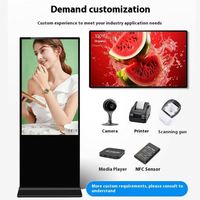 Pantalla Digital de Señalización de 55 Pulgadas con Pantalla Táctil, 1 Año de Garantía, para Uso en Ascensores, Sistema Operativo Android/Windows, Publicidad de Texto en Interiores