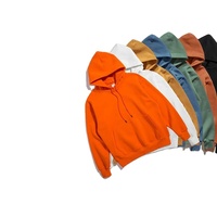 Nouveau Sweat à Capuche Homme Oversize Personnalisable Style Urbain Épaules Tombantes, Impression de Votre Logo, Couleurs Unies, Modèle Vierge