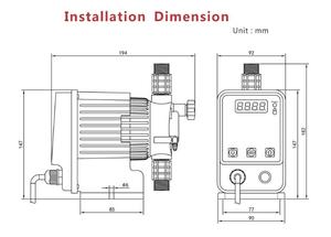 Minibomba Dosificadora de Cloro Ácido para Productos Químicos - Product Image 5
