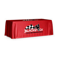 Nappe de table haut de gamme, impression couleur CMYK par sublimation, polyester lavable pour événements hôteliers