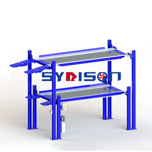 4 bài bãi đậu xe nâng Áo mưa cho sự lựa chọn bốn Bài 3 xe <span class=keywords><strong>Stacker</strong></span> sơn thang máy thép - Product Image 1