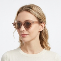 Nouveauté - Modèle 6176 - Lunettes de soleil rétro classiques avec monture PC pour un usage quotidien, lecture, CE