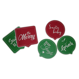 Letrero de accesorios de fotos personalizado de doble cara Premium <span class=keywords><strong>para</strong></span> Halloween Navidad 360 graduación boda sesión fotográfica fiestas - Product Image 3