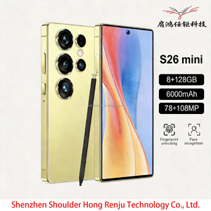 S26 Mini Téléphone Android 15 8+128G 5,5 pouces LTE 6000 mAh HD MTK Snapdragon 8 Gen 4 10 cœurs avec stylet intégré Double carte SIM - Product Image 3