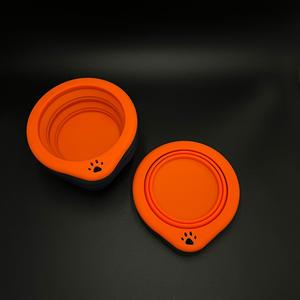 Nuevo diseño de lujo, cuenco de alimentación portátil de viaje para mascotas, cuenco plegable de silicona para perros y cachorros, cuenco de agua plegable para perros y gatos - Product Image 1