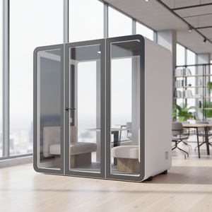 <span class=keywords><strong>Cabine</strong></span> téléphonique insonorisée moderne UNIBOOTH, en aluminium de précision, installation rapide, <span class=keywords><strong>cabine</strong></span> silencieuse pour réunions, travail et enregistrement - Product Image 2