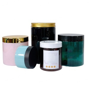 Vasetti Cosmetici in Plastica PET da 80ml, 200ml, 250ml, 500ml, Verde Scuro, Vuoti per Lozioni, Scrub, Creme Viso e Trucco - Product Image 4