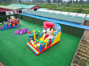 Tobogán Inflable <span class=keywords><strong>Super</strong></span> <span class=keywords><strong>Mario</strong></span>, Combo de Brincolín Comercial para Adultos, Castillo Inflable para Niños con Soplador de Aire, Tamaño Personalizado - Product Image 5
